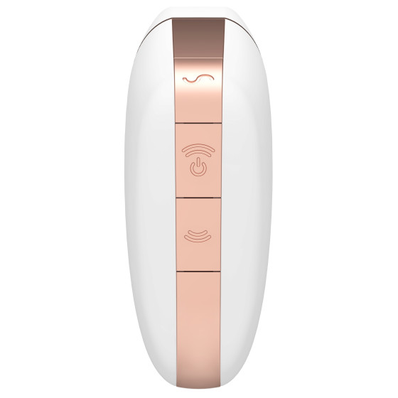 Stimulateur de clitoris connecté Love Triangle Satisfyer Blanc