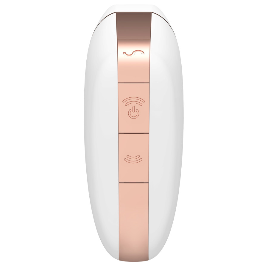 Stimulateur de clitoris connecté Love Triangle Satisfyer Blanc