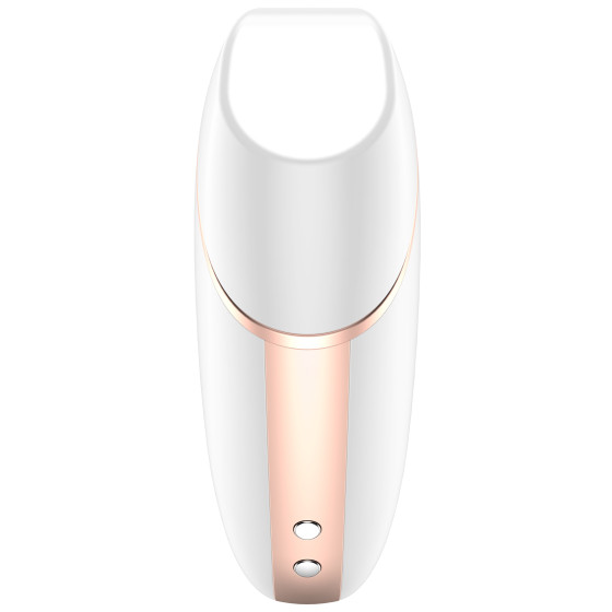 Stimulateur de clitoris connecté Love Triangle Satisfyer Blanc