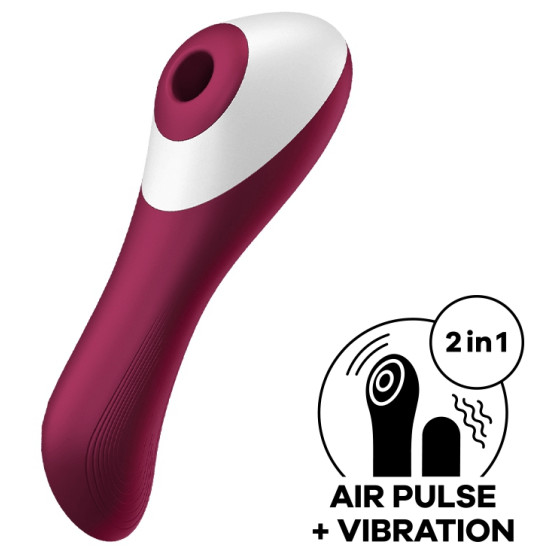 Stimulateur de clitoris DUAL CRUSH Satisfyer 16cm