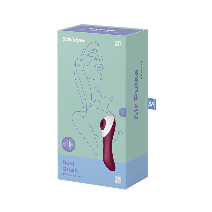 Stimulateur de clitoris DUAL CRUSH Satisfyer 16cm
