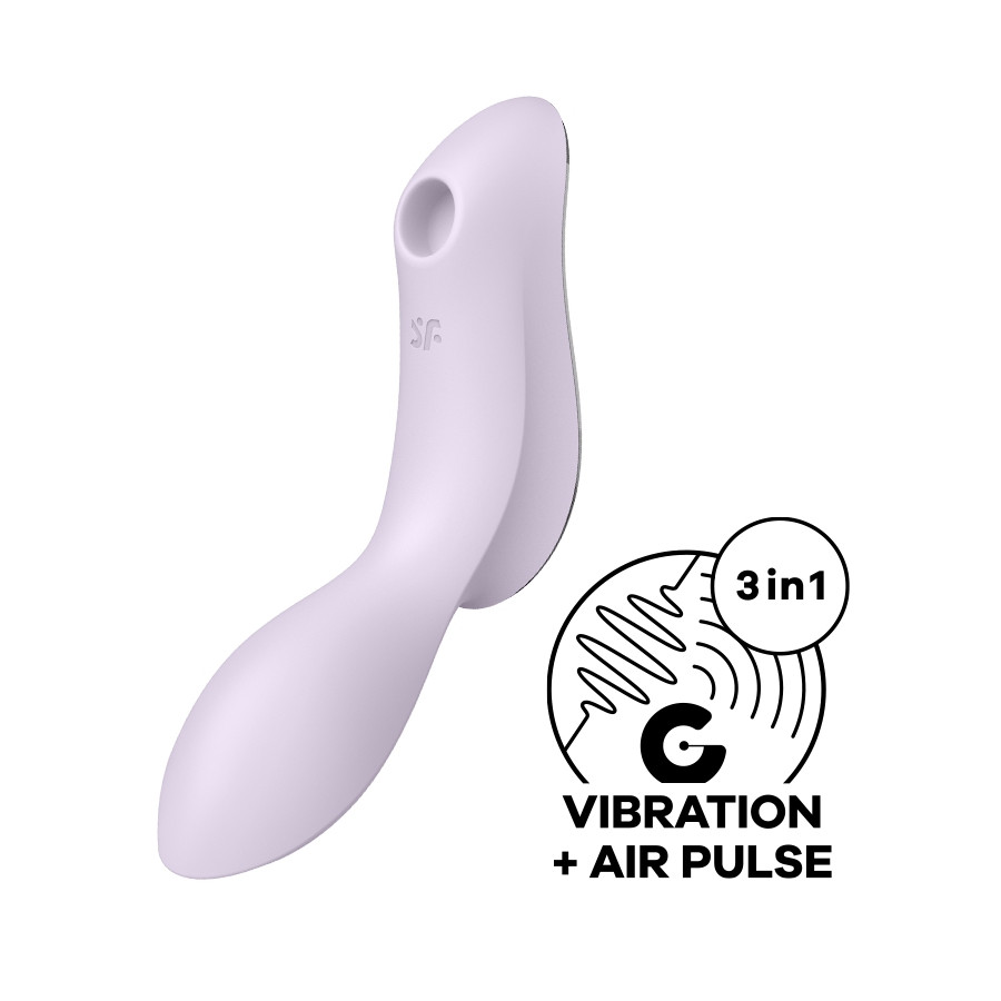Stimulateur de clitoris Curvy trinity 2 Satisfyer