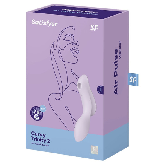 Stimulateur de clitoris Curvy trinity 2 Satisfyer