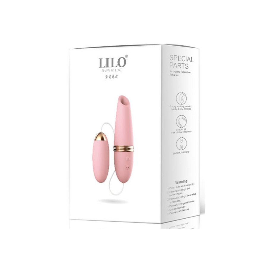 Stimulateur de clitoris à aspiration Lilo Sucker Rose
