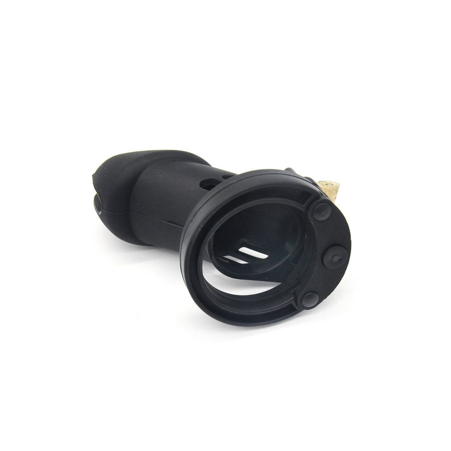 Cage de chasteté Silicone Bran 9 x 3cm Noire