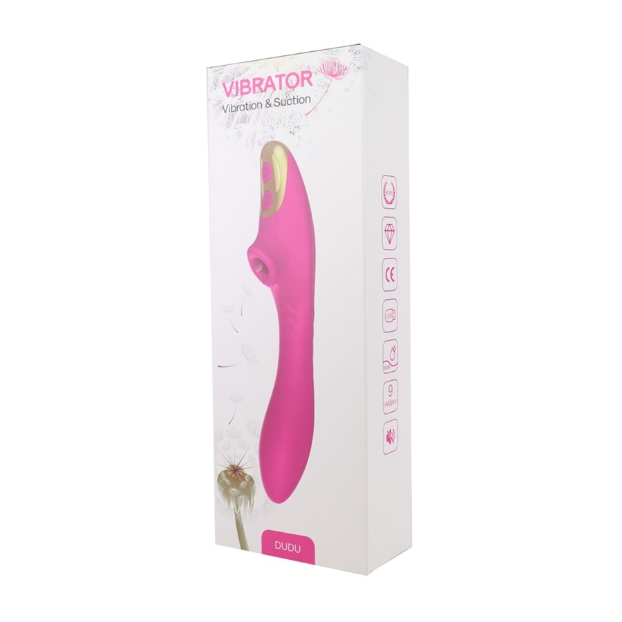 Stimulateur de clitoris et Point G Dudu 20cm Rose