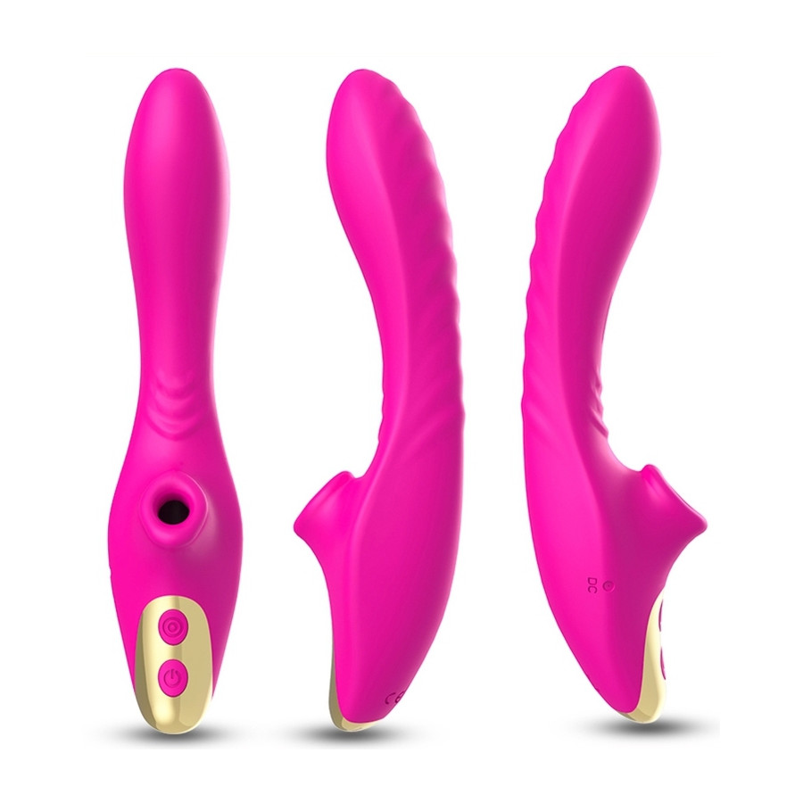 Stimulateur de clitoris et Point G Dudu 20cm Rose