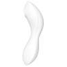 Stimulateur de clitoris connecté Curvy trinity 5+ Satisfyer Blanc