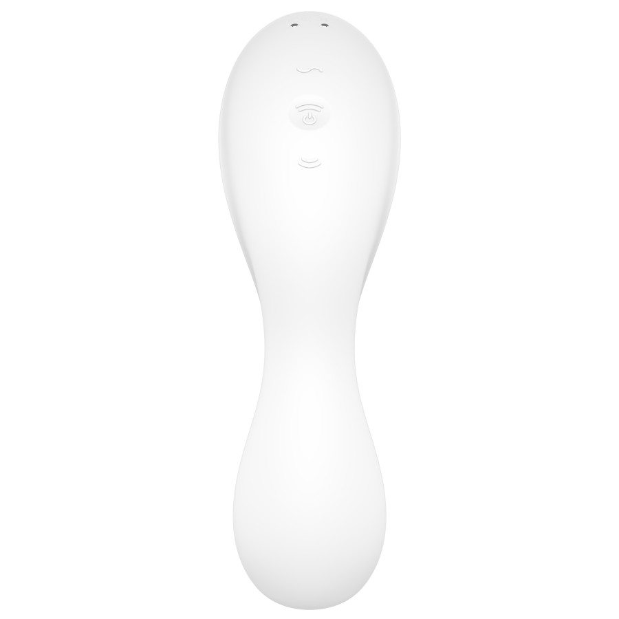 Stimulateur de clitoris connecté Curvy trinity 5+ Satisfyer Blanc