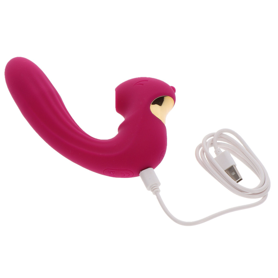 Stimulateur de clitoris et point G Celestial 15cm Violet