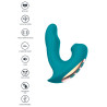 Stimulateur de clitoris et point G Eternal 15cm Turquoise