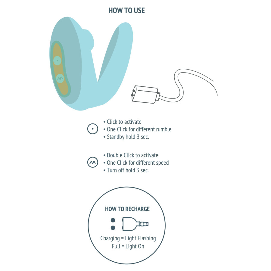 Stimulateur de clitoris ForePlay Vert
