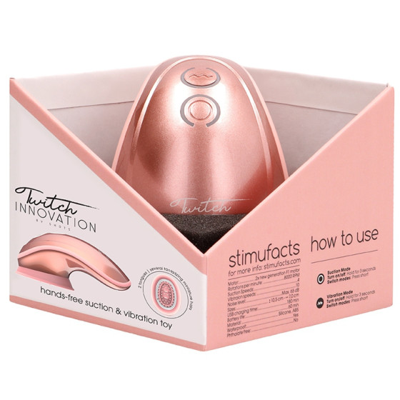 Stimulateur de clitoris TWITCH Rose