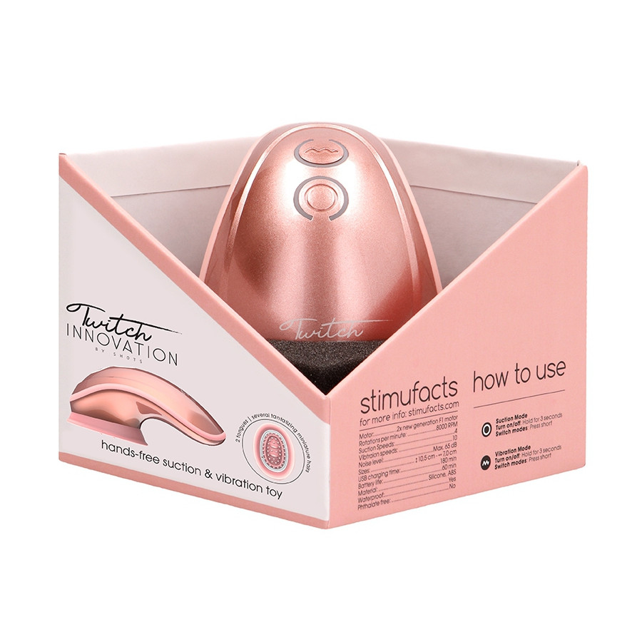 Stimulateur de clitoris TWITCH Rose