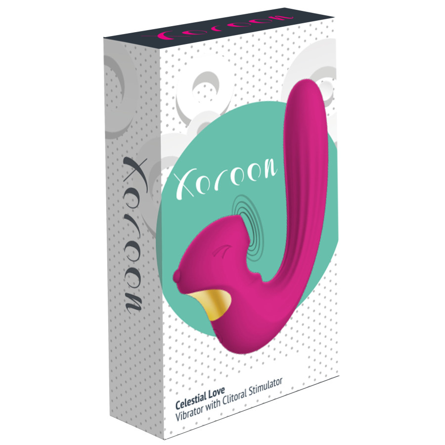 Stimulateur de clitoris et point G Celestial 15cm Violet