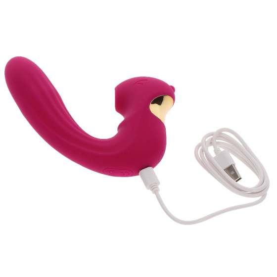 Stimulateur de clitoris et point G Celestial 15cm Violet