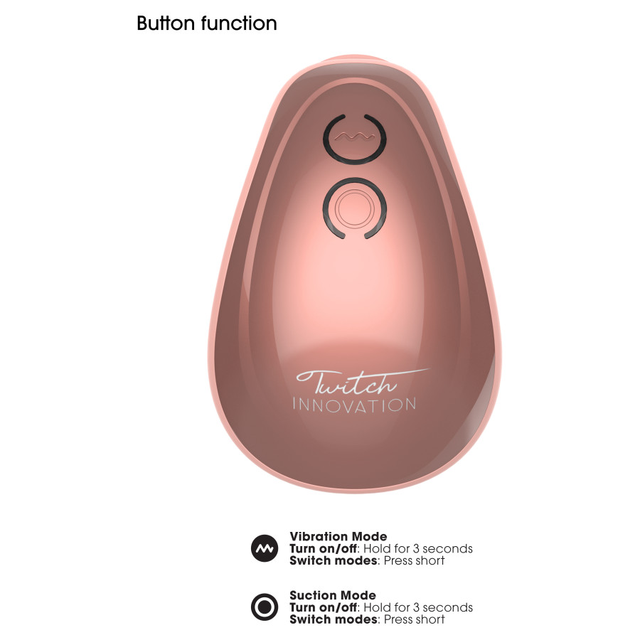 Stimulateur de clitoris TWITCH Rose