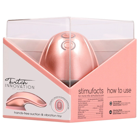 Stimulateur de clitoris TWITCH Rose
