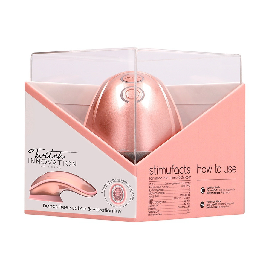 Stimulateur de clitoris TWITCH Rose