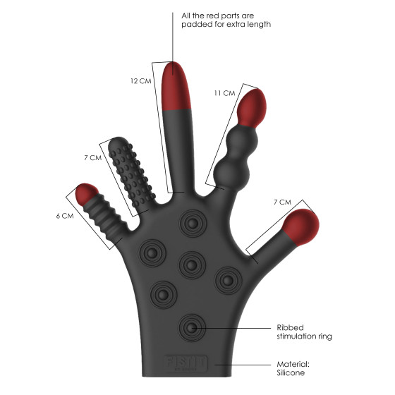 Gant texturé Silicone Fist It