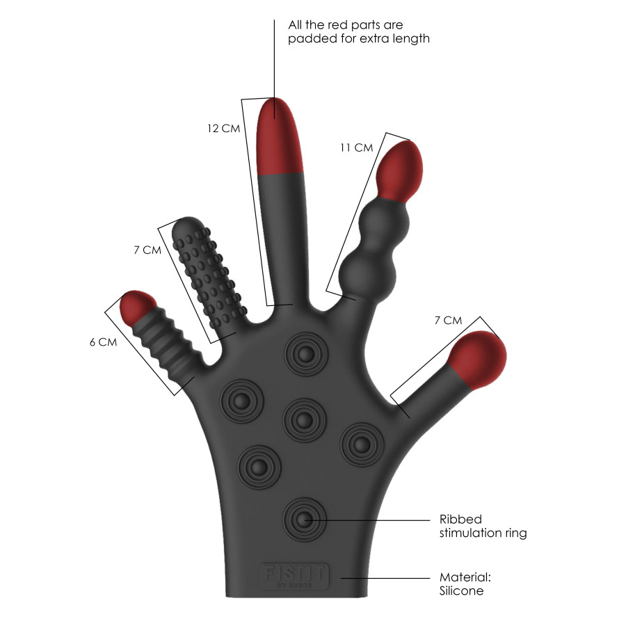Gant texturé Silicone Fist It
