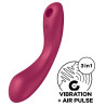 Stimulateur de clitoris Curvy Trinity 1 Satisfyer Rose
