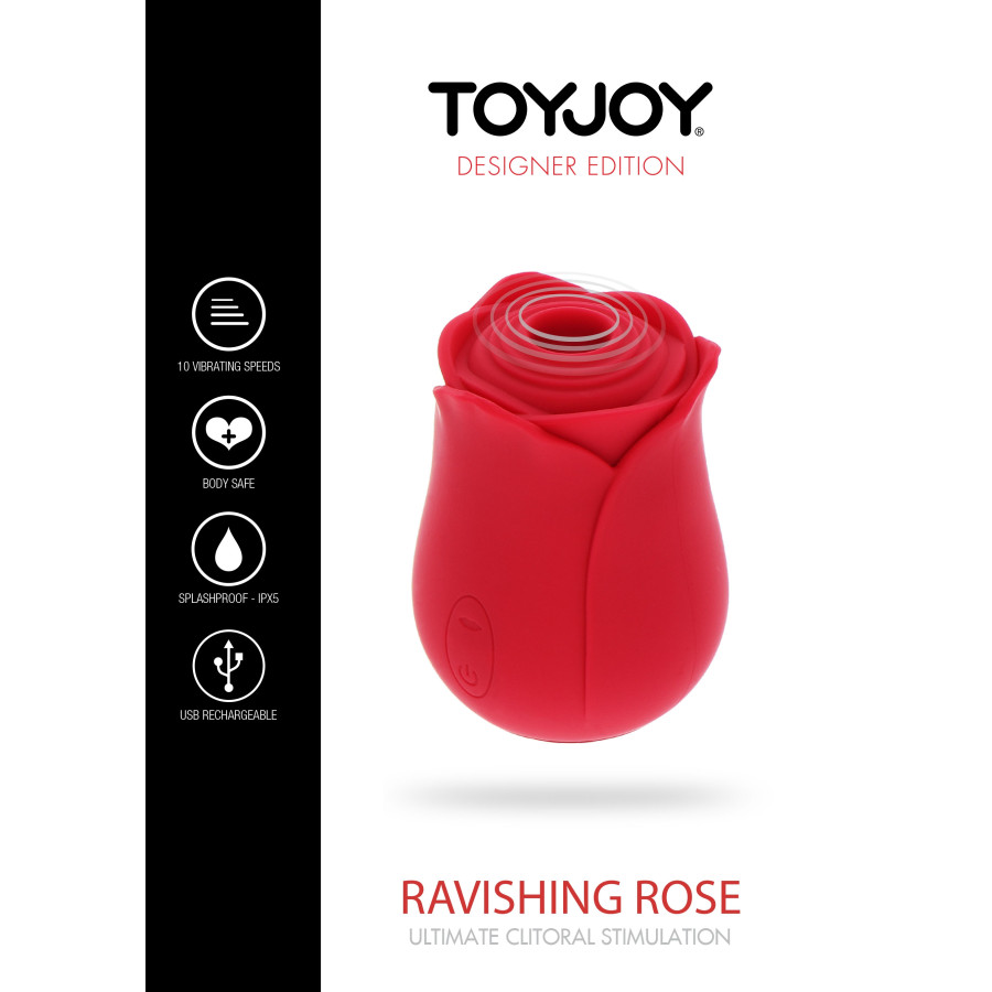 Stimulateur de clitoris Ravishing Rose 10 Vibrations