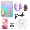 Stimulateur Clitoris et Point G Wonderlover Love to Love Mauve