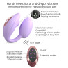 Stimulateur Clitoris et Point G Wonderlover Love to Love Mauve