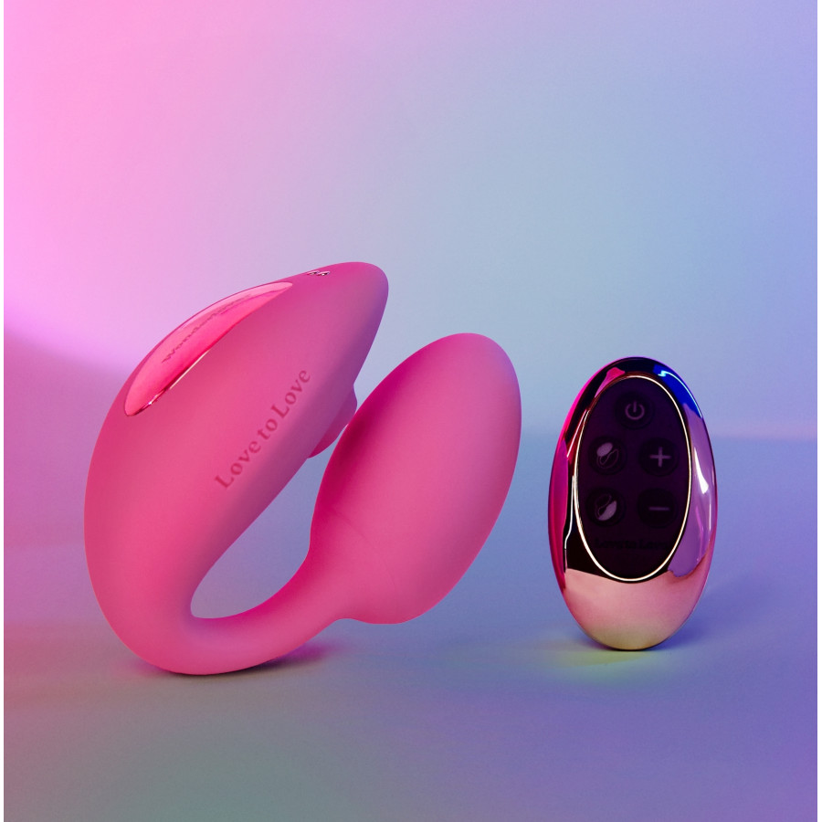 Stimulateur Clitoris et Point G Wonderlover Rose