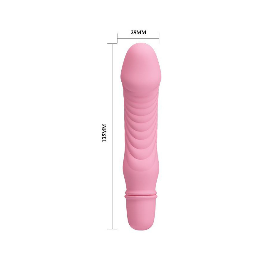 Mini-vibro Stev Rose - 11 x 2.7 cm