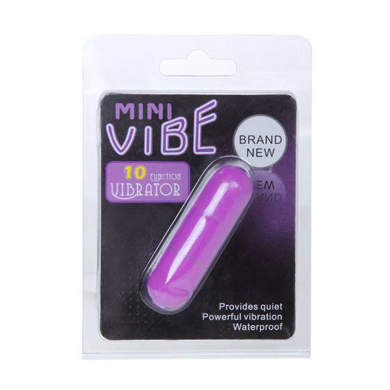 Mini Vibro 10 fonctions 6cm Violet