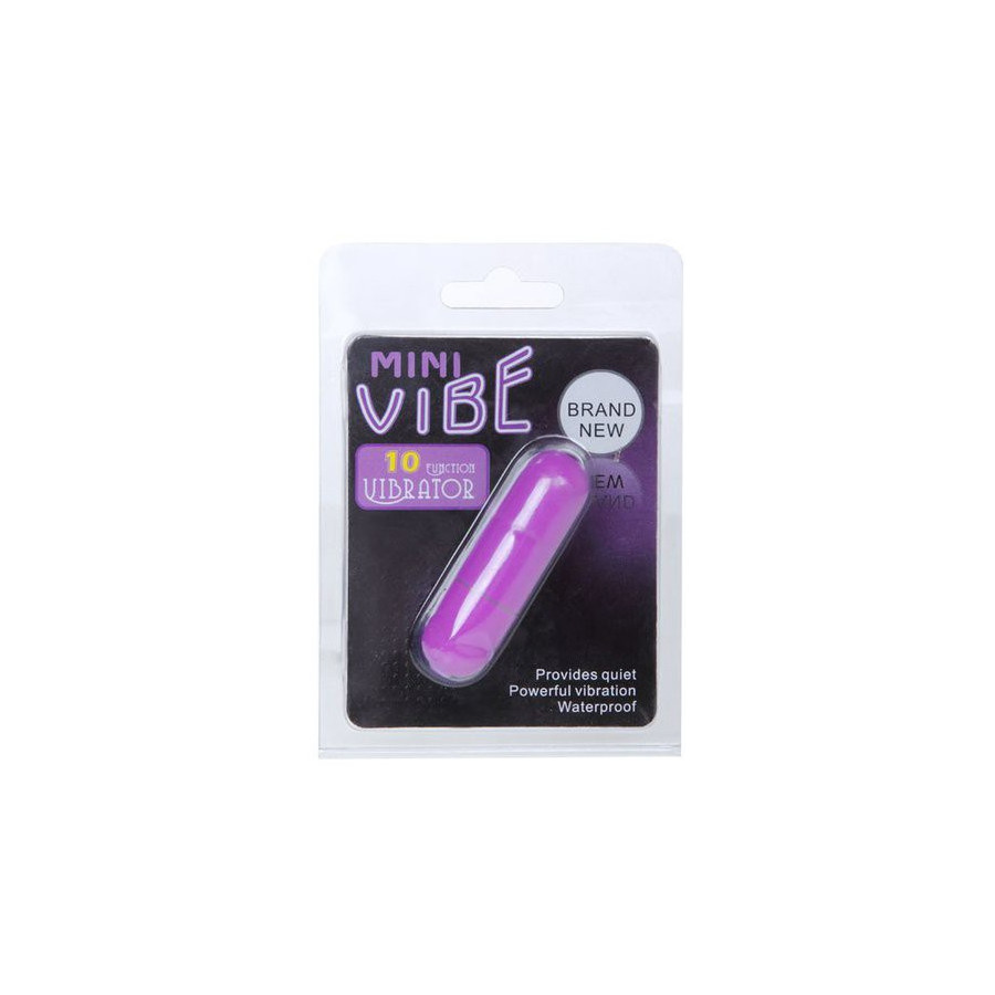Mini Vibro 10 fonctions 6cm Violet