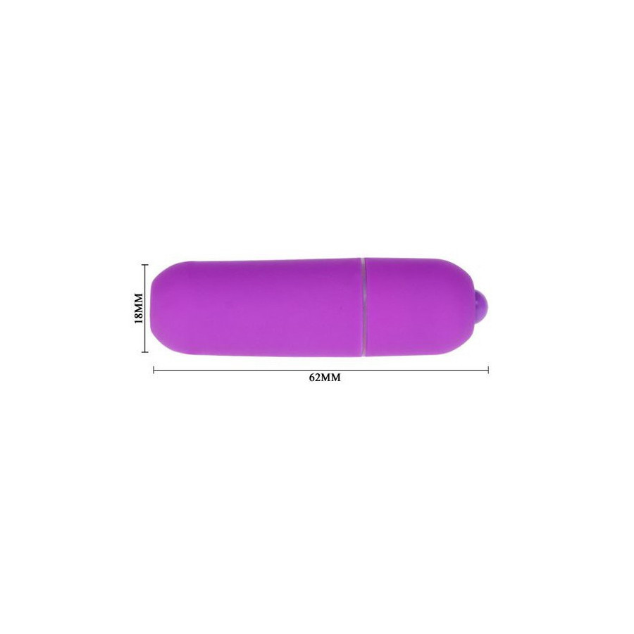 Mini Vibro 10 fonctions 6cm Violet