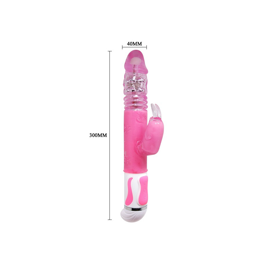 Rabbit Geant Multi Vibes 15 x 4 cm Rose