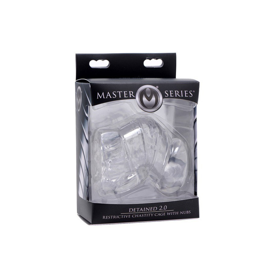 Cage de chasteté souple Detained 7cm Transparente