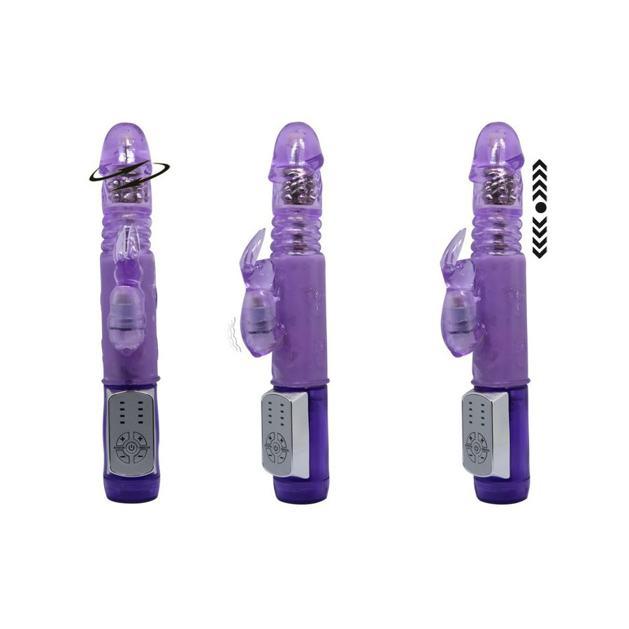 Rabbit Vibrant Mister Up and Down Violet 