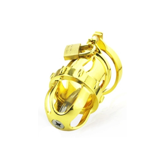 Cage de chasteté avec tige d'urètre Kinger 7 x 3.4cm - Tige 4.5cm