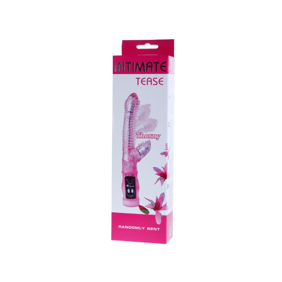 Vibro Rabbit Thorny 6 vitesses Rose