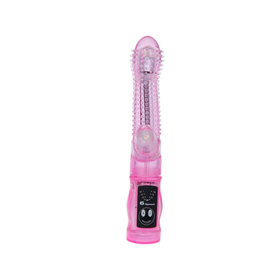 Vibro Rabbit Thorny 6 vitesses Rose