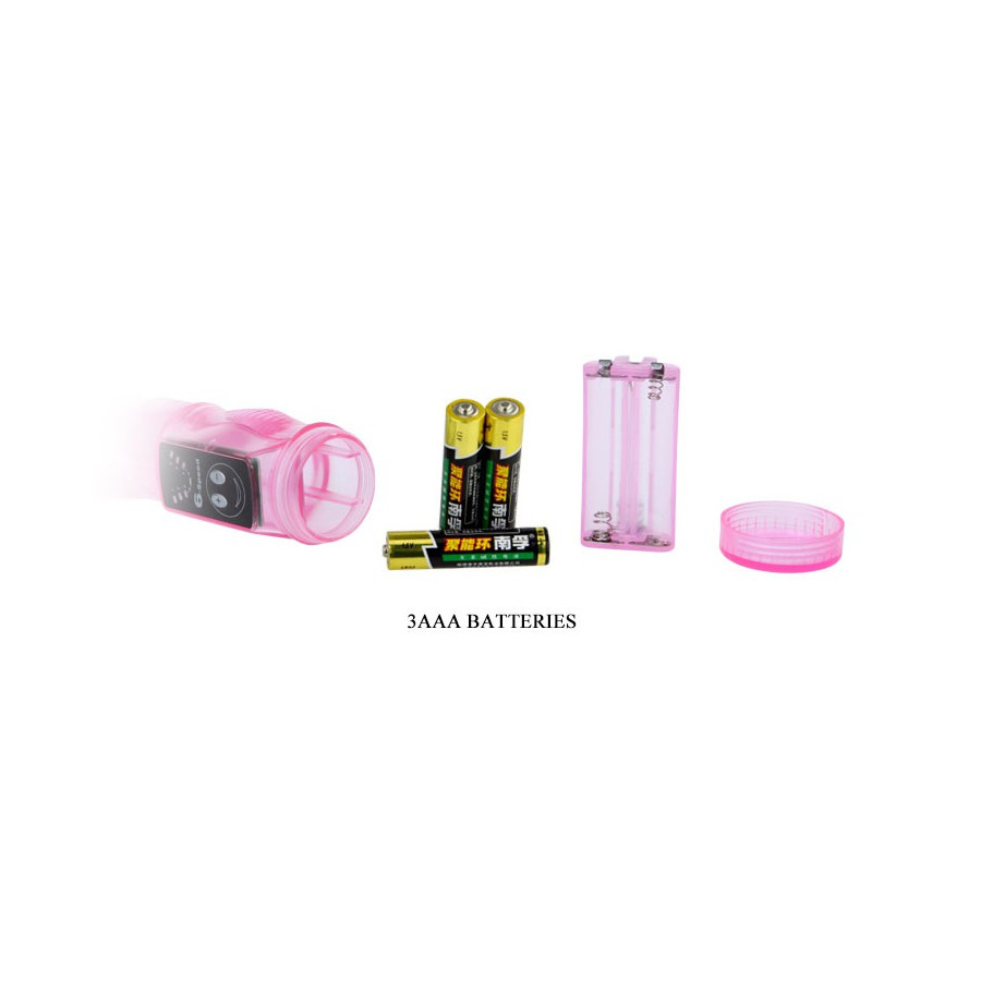 Vibro Rabbit Thorny 6 vitesses Rose