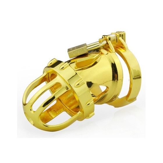 Cage de chasteté avec tige d'urètre Kinger 7 x 3.4cm - Tige 4.5cm