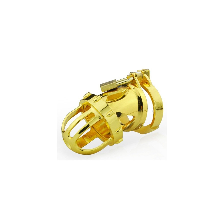 Cage de chasteté avec tige d'urètre Kinger 7 x 3.4cm - Tige 4.5cm