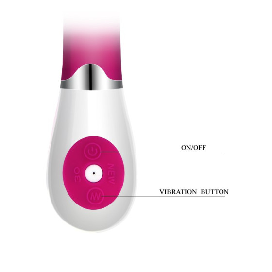  Vibromasseur Daniel rose - 19.5 x 3.1 cm