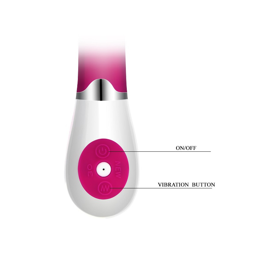  Vibromasseur Daniel rose - 19.5 x 3.1 cm