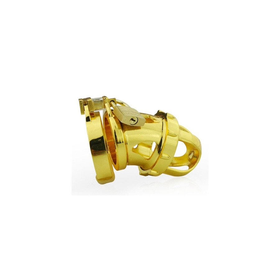 Cage de chasteté avec tige d'urètre Kinger 7 x 3.4cm - Tige 4.5cm