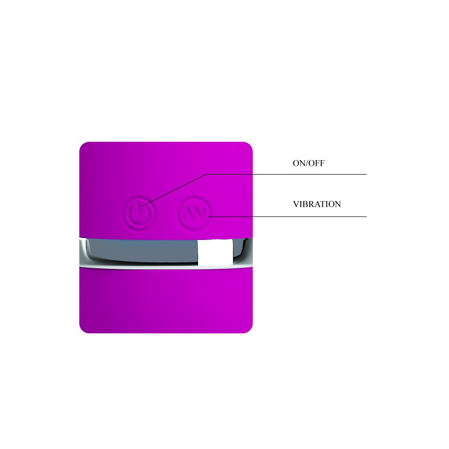 Vibromasseur  Cvelyn - 18.7 x 3.5 cm