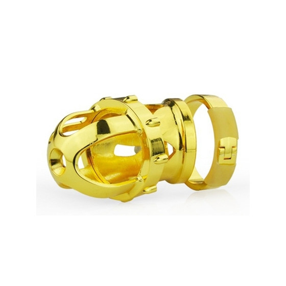 Cage de chasteté avec tige d'urètre Kinger 7 x 3.4cm - Tige 4.5cm