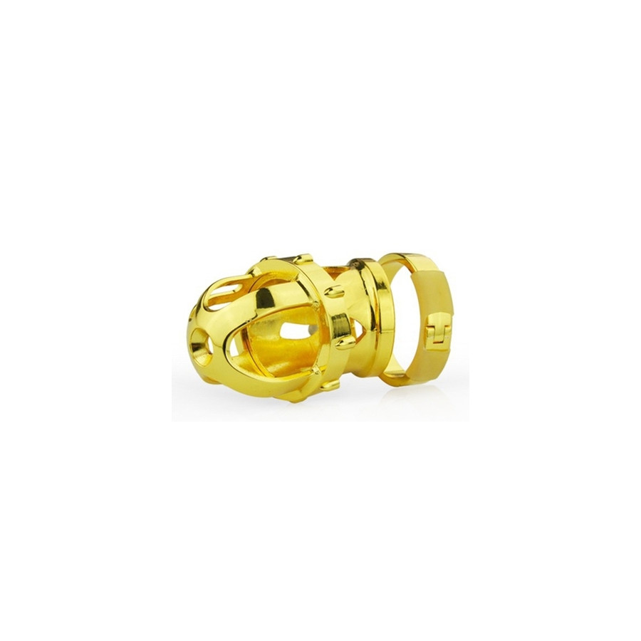 Cage de chasteté avec tige d'urètre Kinger 7 x 3.4cm - Tige 4.5cm
