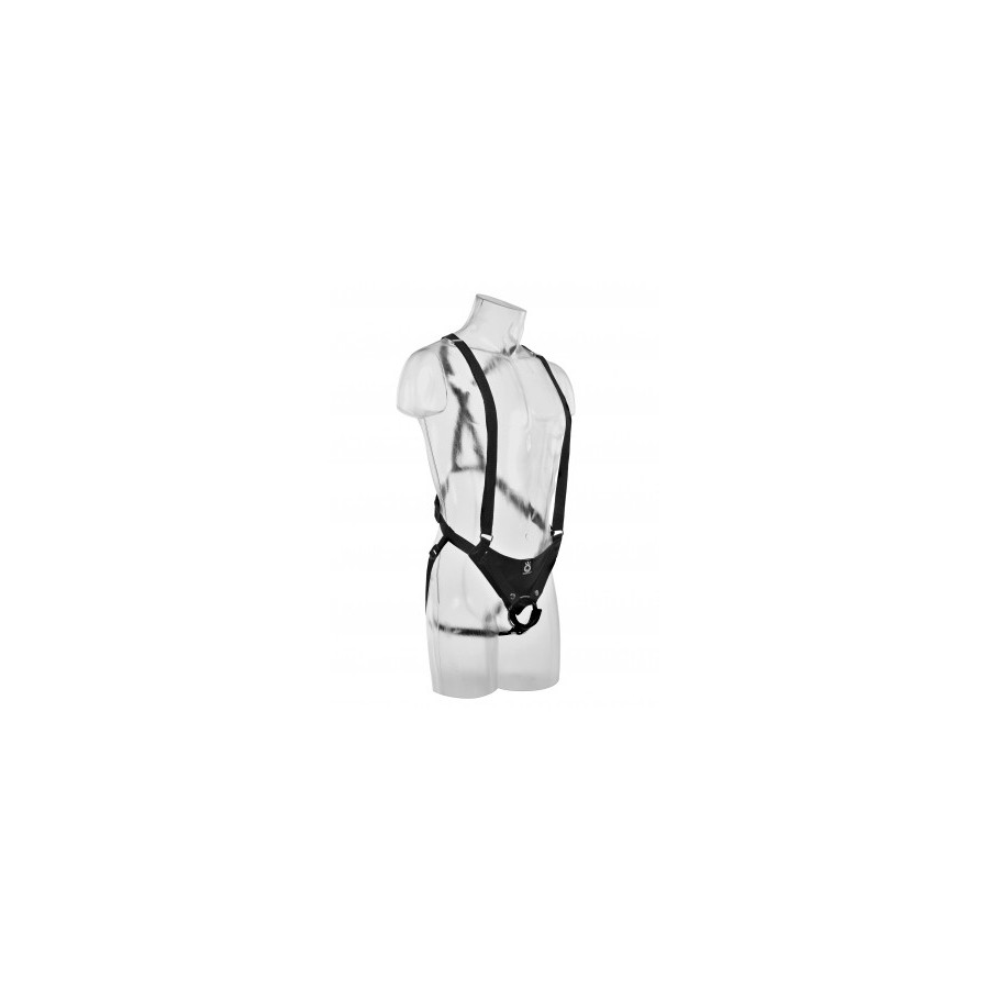 Gode ceinture suspension Hollow Strap Flesh 22 x 6.5 cm